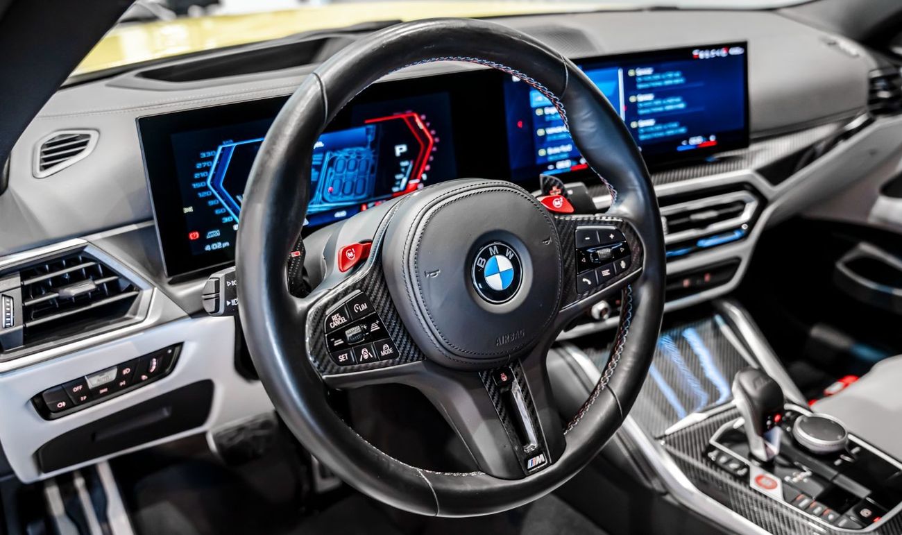 بي أم دبليو M4 2024 BMW M4 Competition, 2028 BMW Warranty + Service Contract, Akrapovic Exhaust, Low KMs, GCC