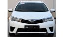 Toyota Corolla XLI XLI Toyota Corolla 2016 GCC, in excellent condition, without accidents, very clean from inside a