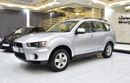 Mitsubishi Outlander EXCELLENT DEAL for our Mitsubishi Outlander 4WD ( 2012 Model ) in Silver Color GCC Specs
