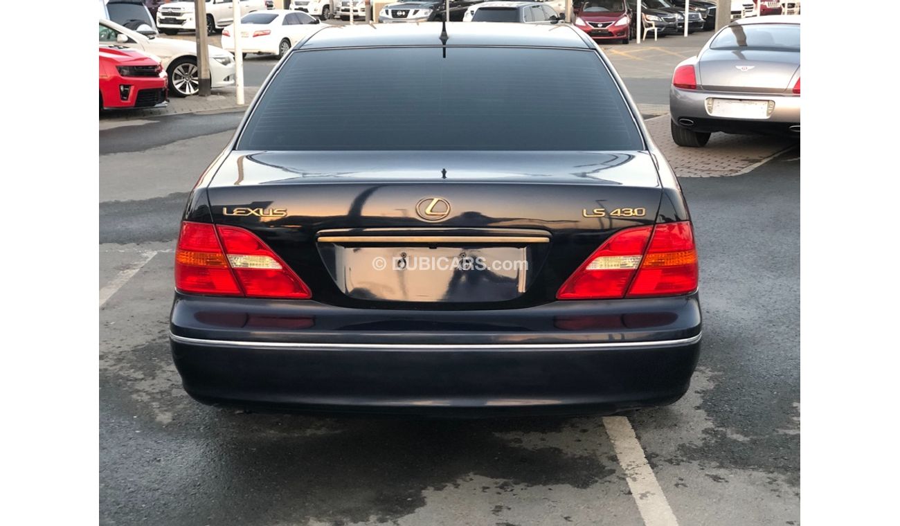 لكزس LS 430 موديل 2002 وارد امريكي فتحه سقف وكراسي جلد ومثبت سرعه وتحكم كهربي كامل