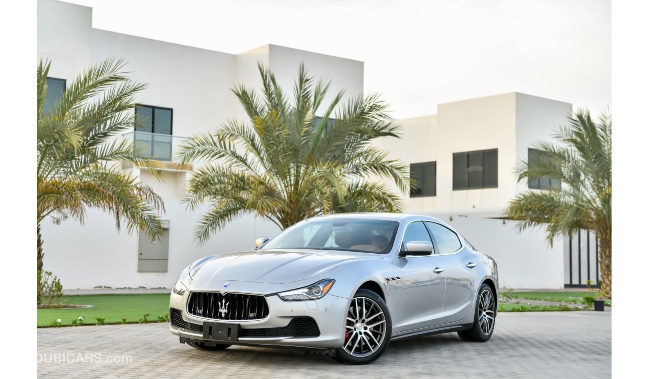 Maserati Ghibli 2 Y Warranty - Maserati Ghibli S - GCC - AED 2,473 - 0% Downpayment