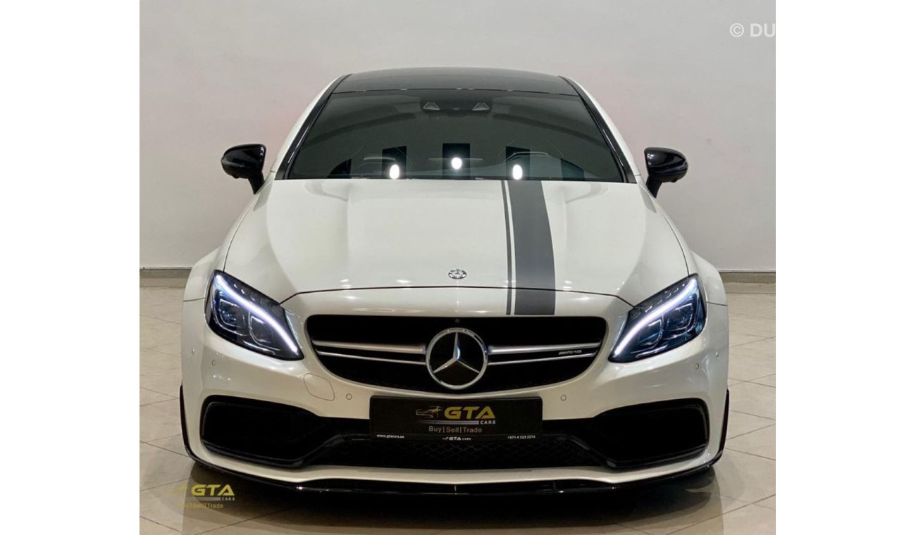 Mercedes-Benz C 63 Coupe 2017 Mercedes C63s AMG Coupe, Warranty, Full Mercedes History, GCC