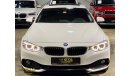 بي أم دبليو 420 2016 BMW 420i Sport Gran Coupe, BMW Warranty + Service Contract, Full Service History, GCC