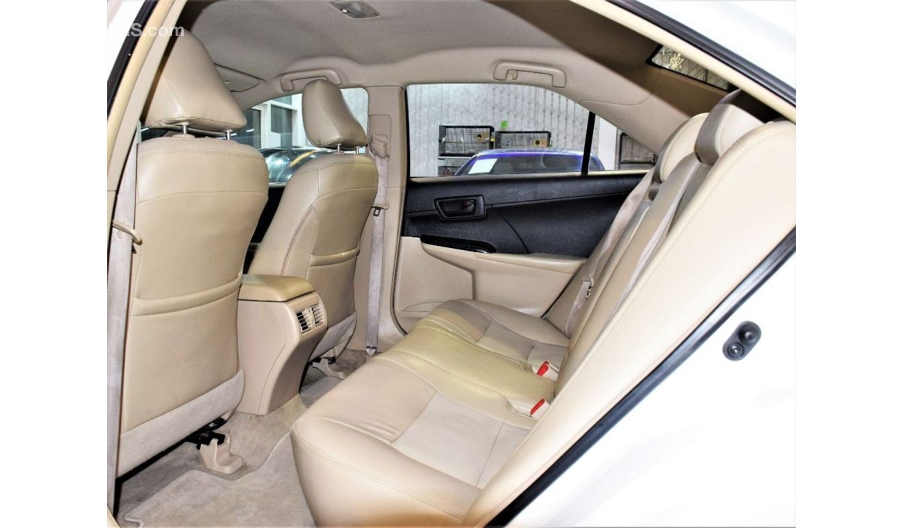 تويوتا كامري ( صبغه وكاله ORIGINAL PAINT ) Toyota Camry S+ 2014 Model!! in White Color! GCC Specs