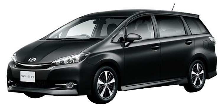 Toyota Wish cover - Front Left Angled