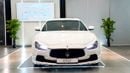 Maserati Ghibli BEST WHITE S Q4 V6 || TOP RANGE || GCC || RED INTERIOR || ACCIDENT FREE ||