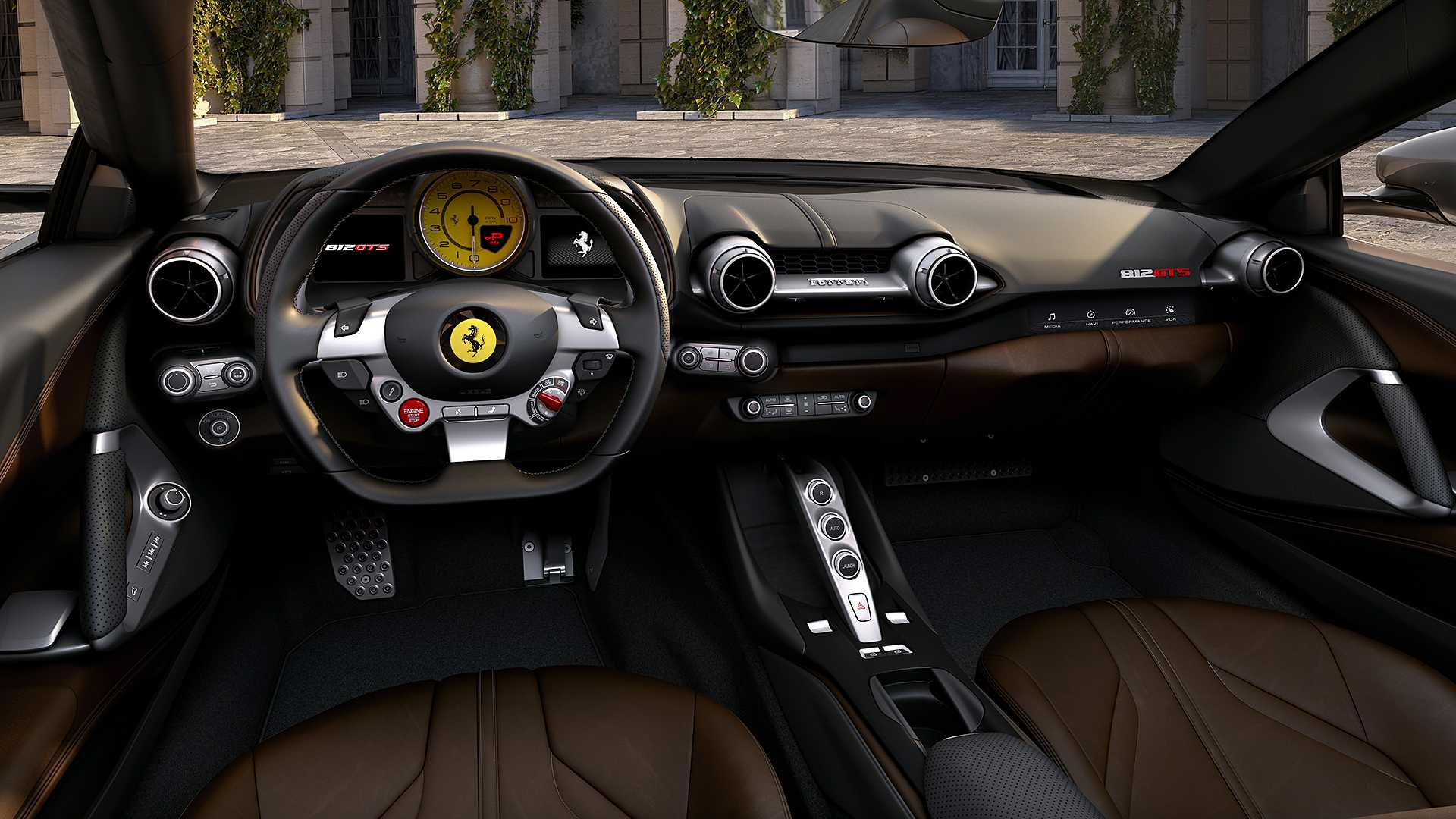 Ferrari 812 GTS interior - Cockpit