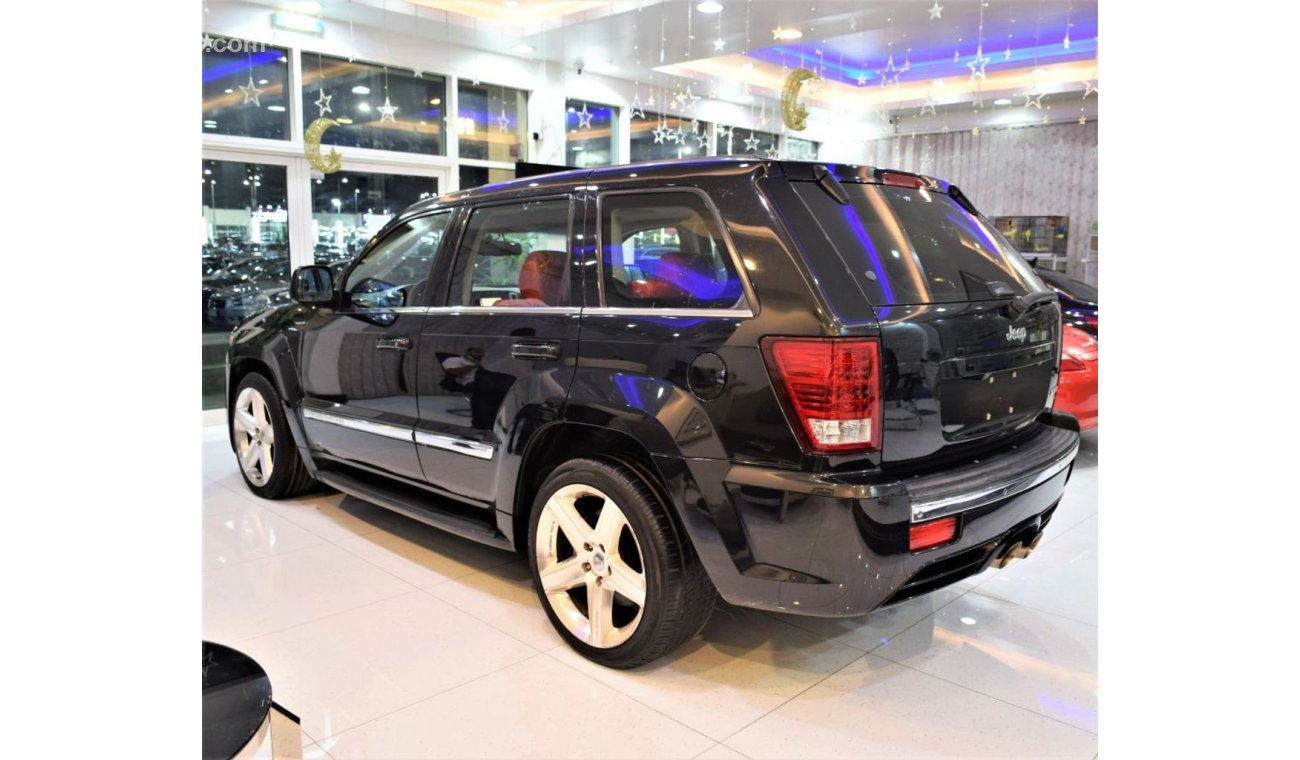 Jeep Grand Cherokee ORIGINAL PAINT ( صبغة وكالة ) Jeep Grand Cherokee SRT8 2010 Model!! in Black Color! GCC Specs