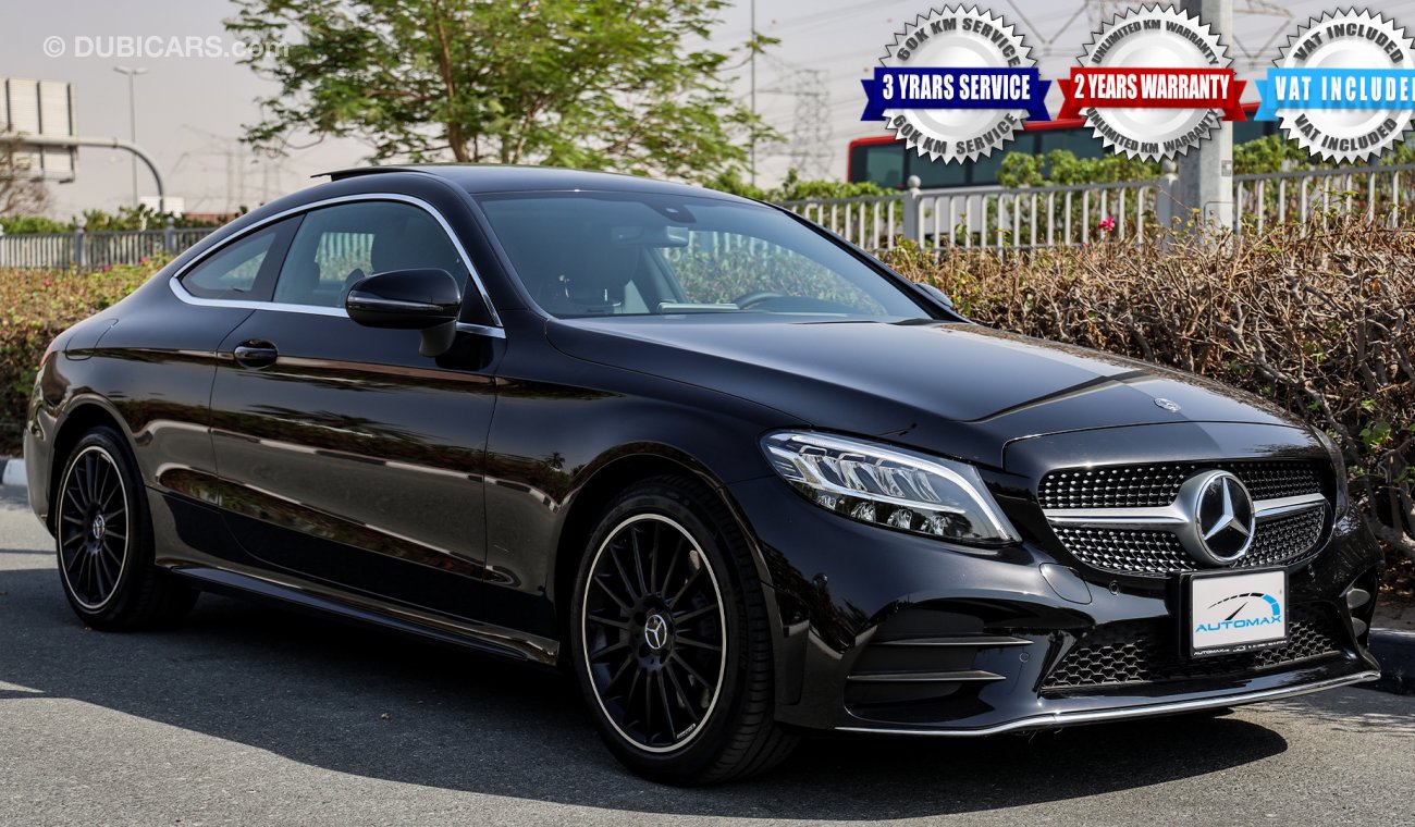 Mercedes-Benz C 300 Coupe 2020 Coupe  AMG, ,GCC 0km w/2 Yrs Unlimited Mileage Warranty+3 Yrs Service @ EMC