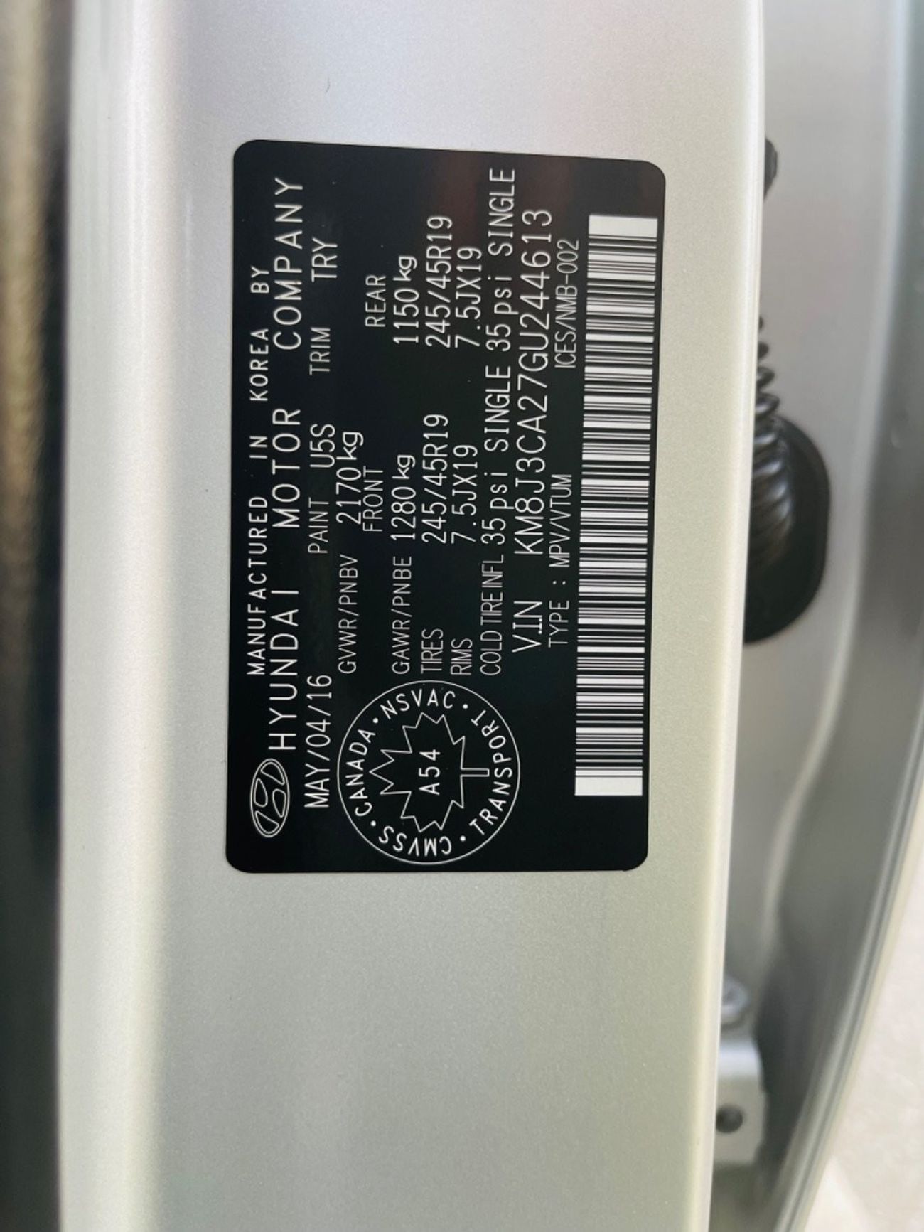 Hyundai Tucson GL 2016 Tucson 1.6 panorama