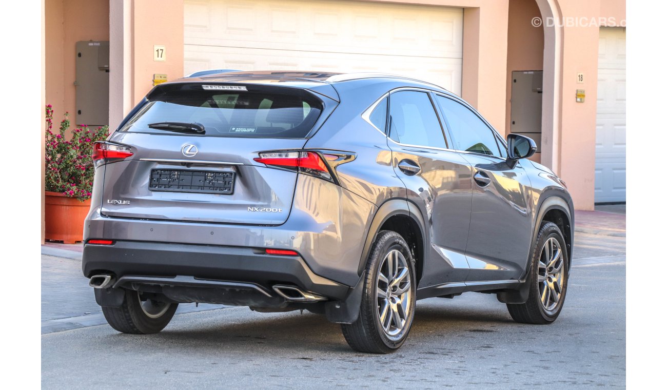 Lexus NX200t T 2015 GCC under Warranty with Zero Downpayment