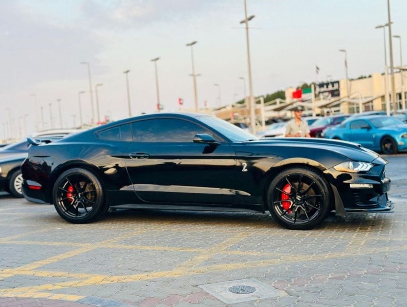 فورد موستانج GT | Monthly AED 1500/- | 0% DP | Super Snake Bodykit | Custom Rims | # 90137
