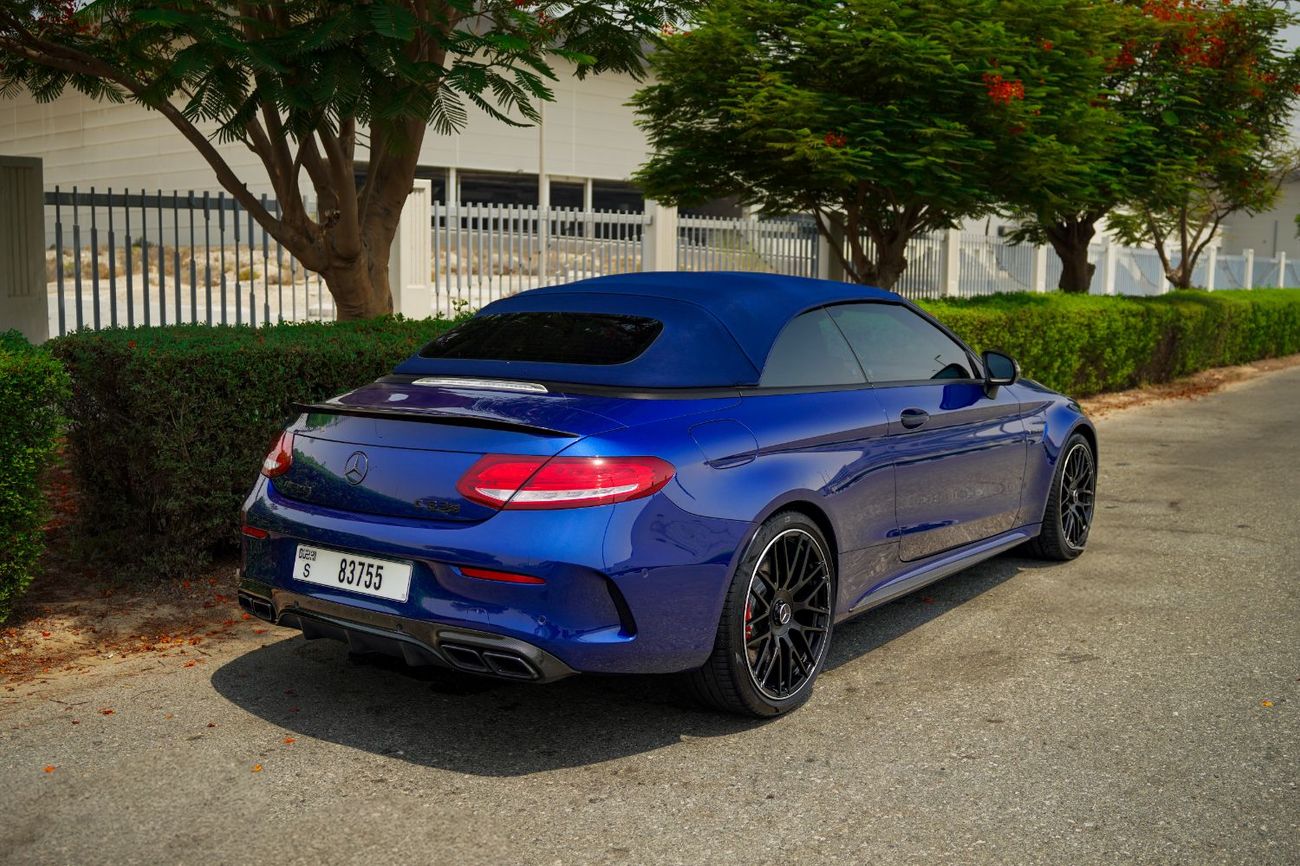 مرسيدس بنز C 63S AMG 4.0L V8 BiTurbo, 510 HP Convertible