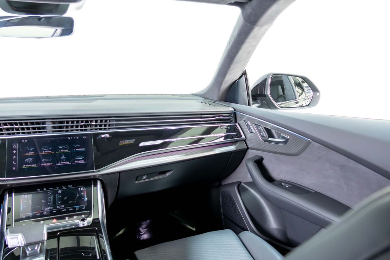 Audi RS Q8 TFSI quattro 4.0L Black On Black-Al Nabooda Warranty andService Contract-Special Order-Carbon Cerami