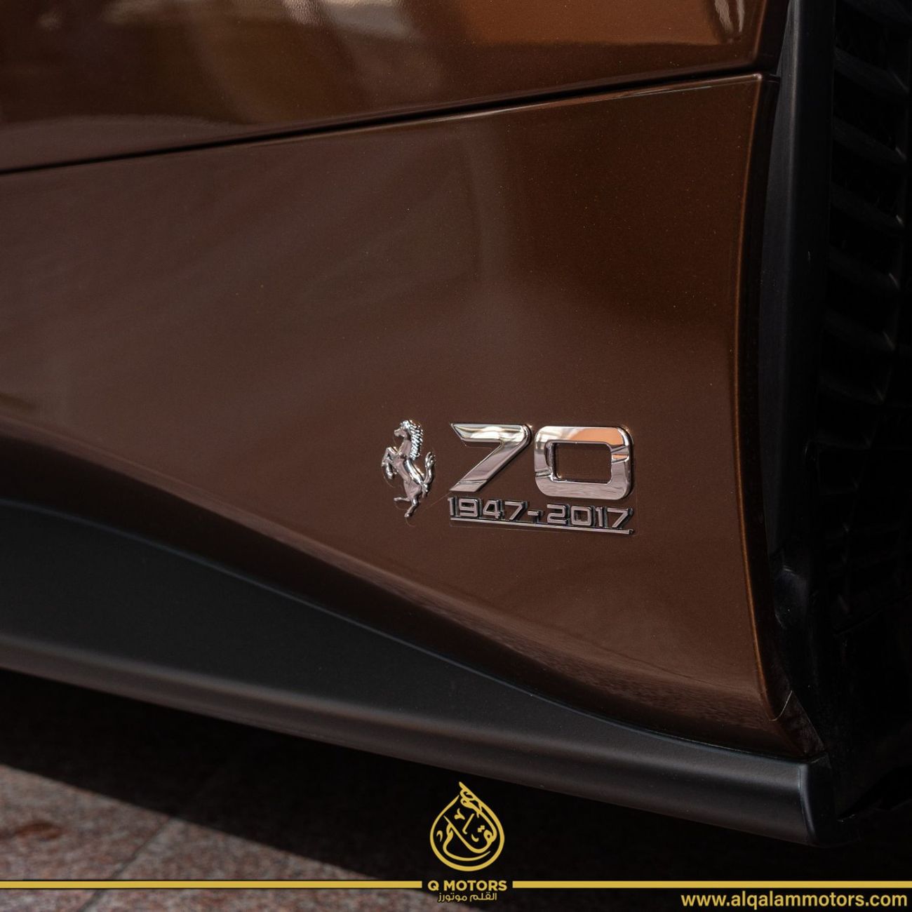 Ferrari 488 2018 FERRARI 488 GTB ( TAILOR MADE ) ( 1 OF 1 ) 70th Anniversary GCC DONE ONLY 600KM