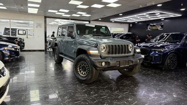 Used 2025 Jeep Wrangler Unlimited SPORT for sale in UAE | Verified Second Hand Jeep Wrangler Unlimited SPORT Price