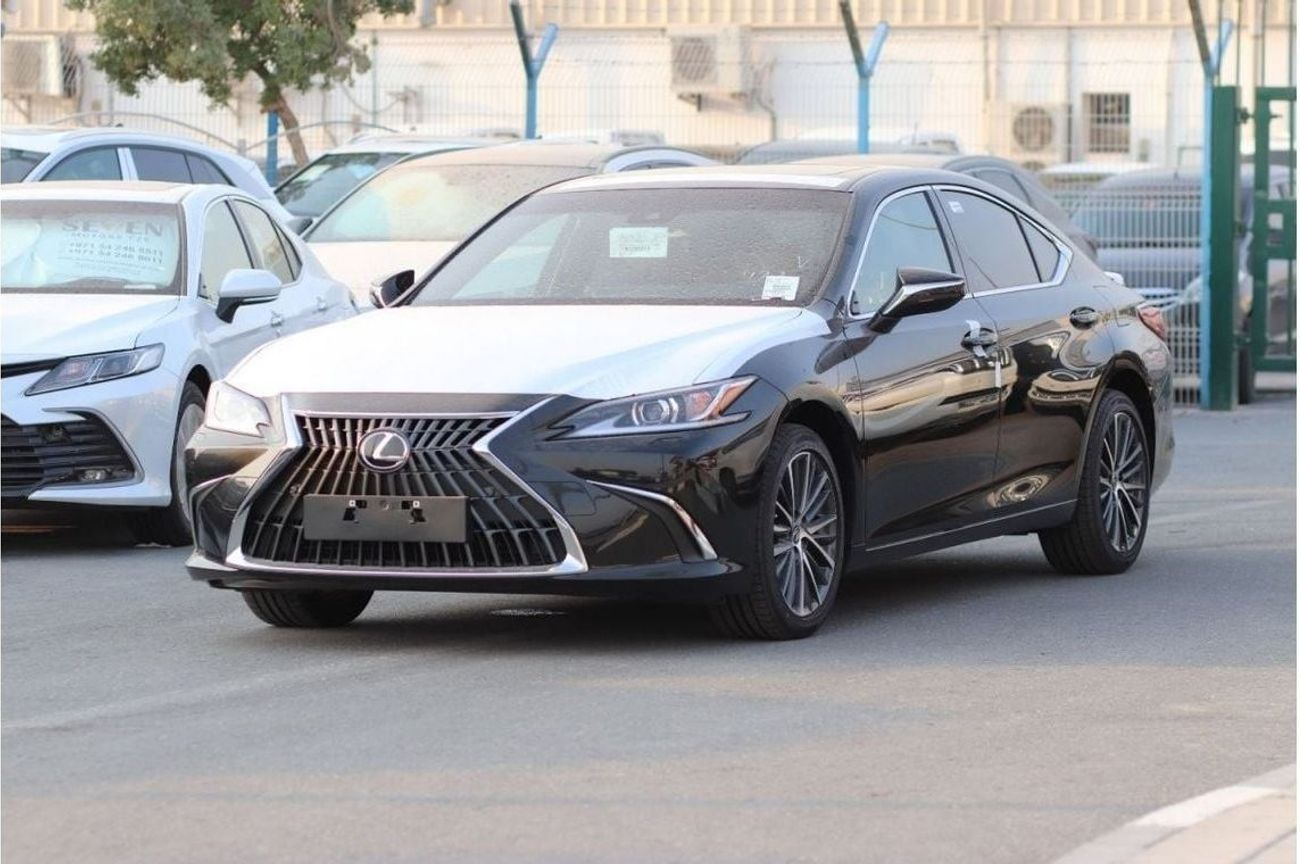 لكزس ES 300 2.5L HYBRID, PUSH START, ELECTRIC SEAT, LEATHER SEAT, FWD, 4 DOORS, RADAR,LANE ASSIST, MODEL 2023 FO