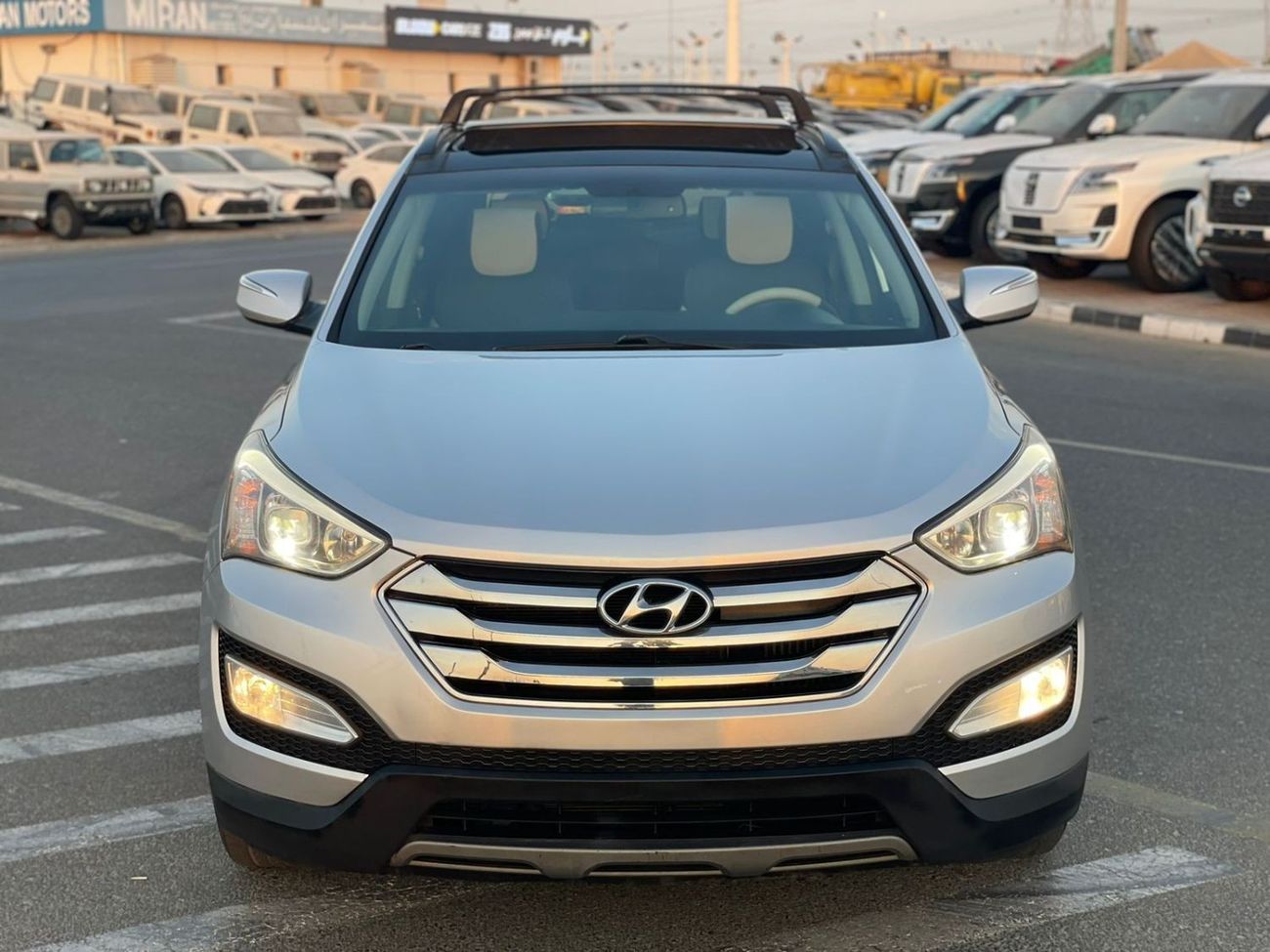 هيونداي سانتا في 2016 Hyundai Santa Fe Ultimate Sports 2.0L Turbo Full Option Panoramic View - Sensor and Radar - 98,