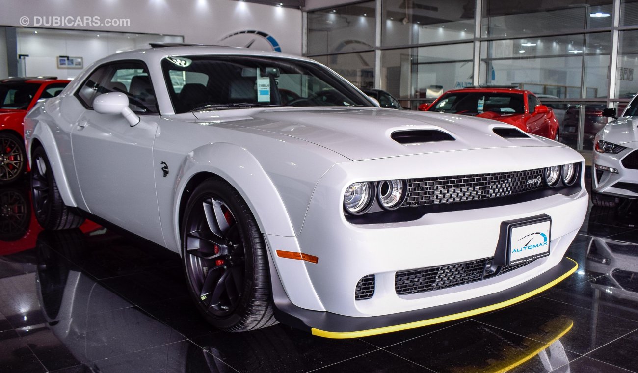 Dodge Challenger 2019 Hellcat WIDEBODY, 717hp, 6.2 V8 GCC, 0km with 3 Years or 100,000km Warranty