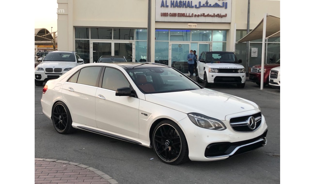 Mercedes-Benz E 63 AMG MERCEDES BENZ E63 AMG model 2014 car prefect condition full option panoramic roof leather seats navi