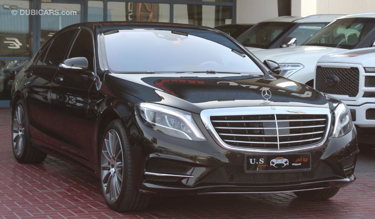 مرسيدس بنز S 500 LUXURY FULLY LOADED 2014 GCC SINGLE OWNER WITH FSH IN MINT CONDITION