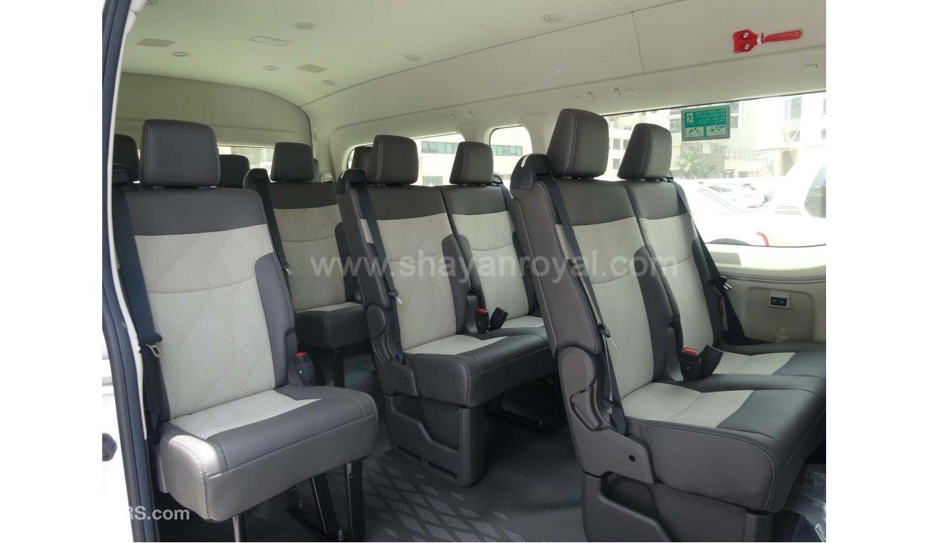 تويوتا هاياس 2.8L DIESEL 13 SEATER HIGH ROOF 2019 ( New Arrival ) (Export only)