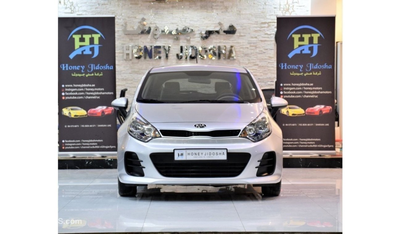 Kia Rio EX EX EXCELLENT DEAL for our KIA Rio 1.4L ( 2016 Model! ) in Silver Color! GCC Specs