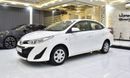 تويوتا يارس EXCELLENT DEAL for our Toyota Yaris E 1.5L ( 2019 Model ) in White Color GCC Specs