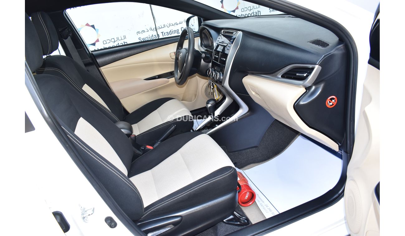 Toyota Yaris AED 689 PM | 1.3L HB SE GCC DEALER WARRANTY