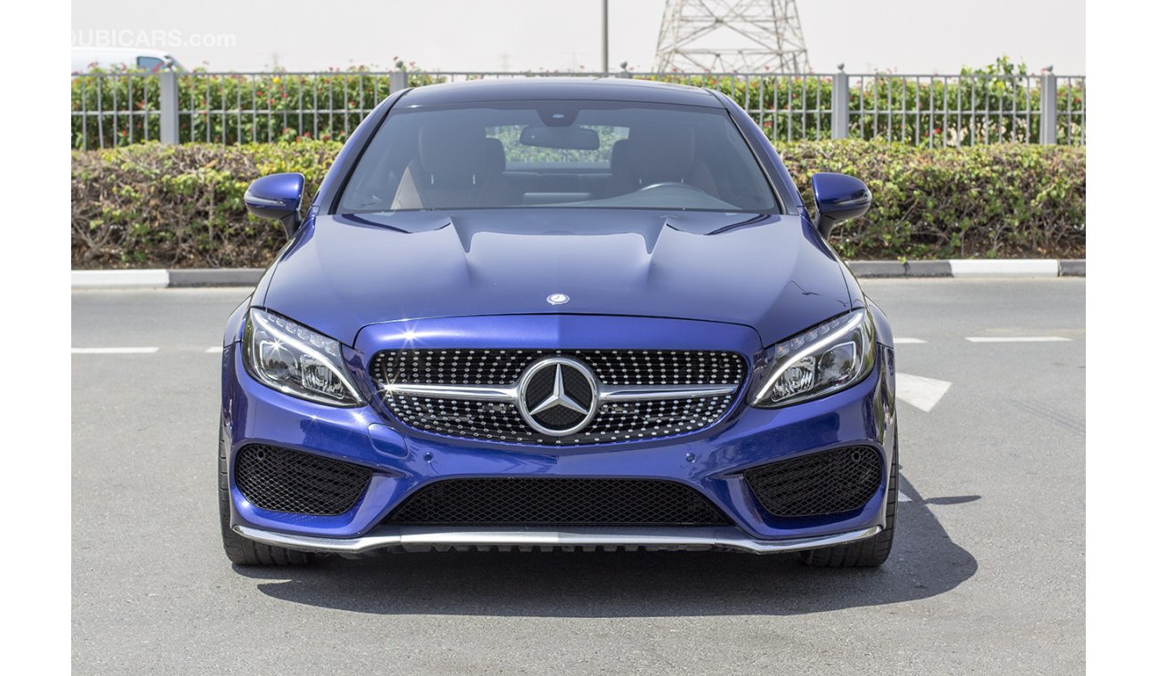 Mercedes-Benz C 300 Coupe 2017 - ZERO DOWN PAYMENT - 2285 AED/MONTHLY - 1 YEAR WARRANTY