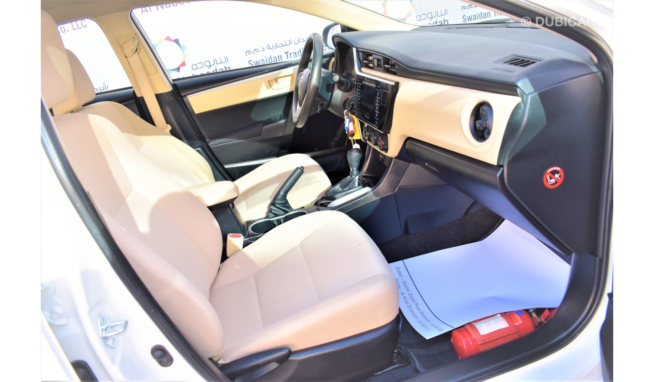 Toyota Corolla AED 1270 PM | 0% DP | 1.6 SE 2019 GCC DEALER WARRANTY