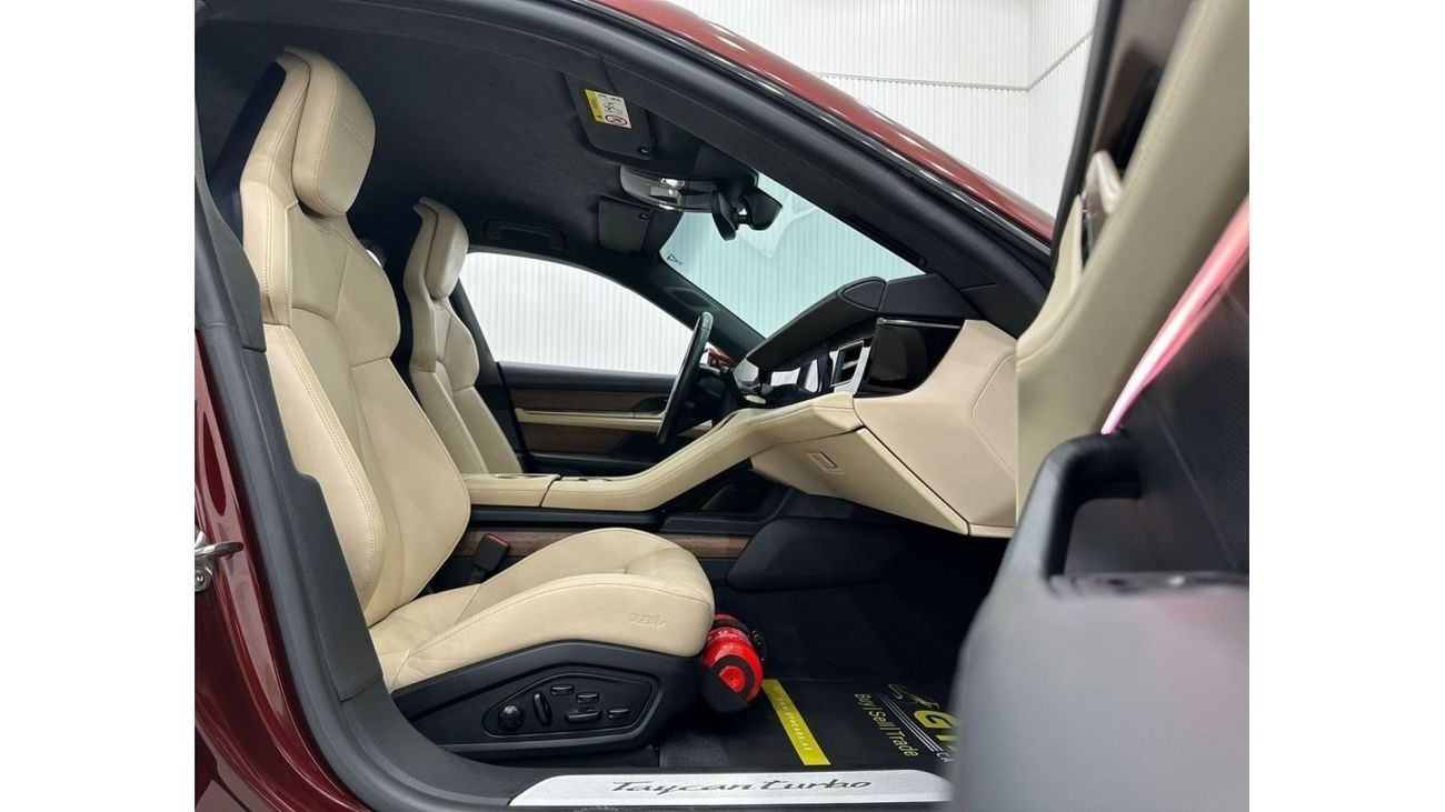 بورش تايكان 2021 Porsche Taycan Turbo, Jan 2027 Porsche Warranty, 2028 Battery Warranty, GCC