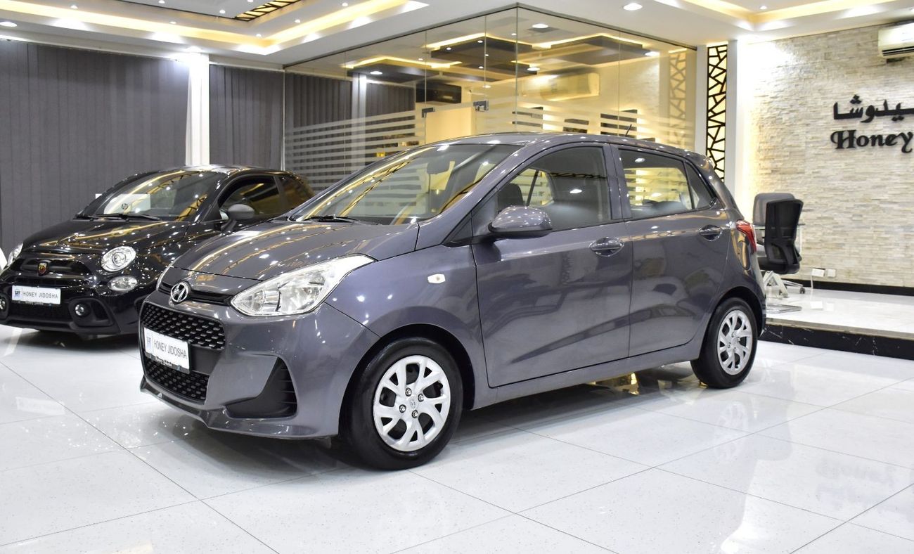 Hyundai Grand i10 EXCELLENT DEAL for our Hyundai Grand i10 ( 2018 Model ) in Grey Color GCC Specs