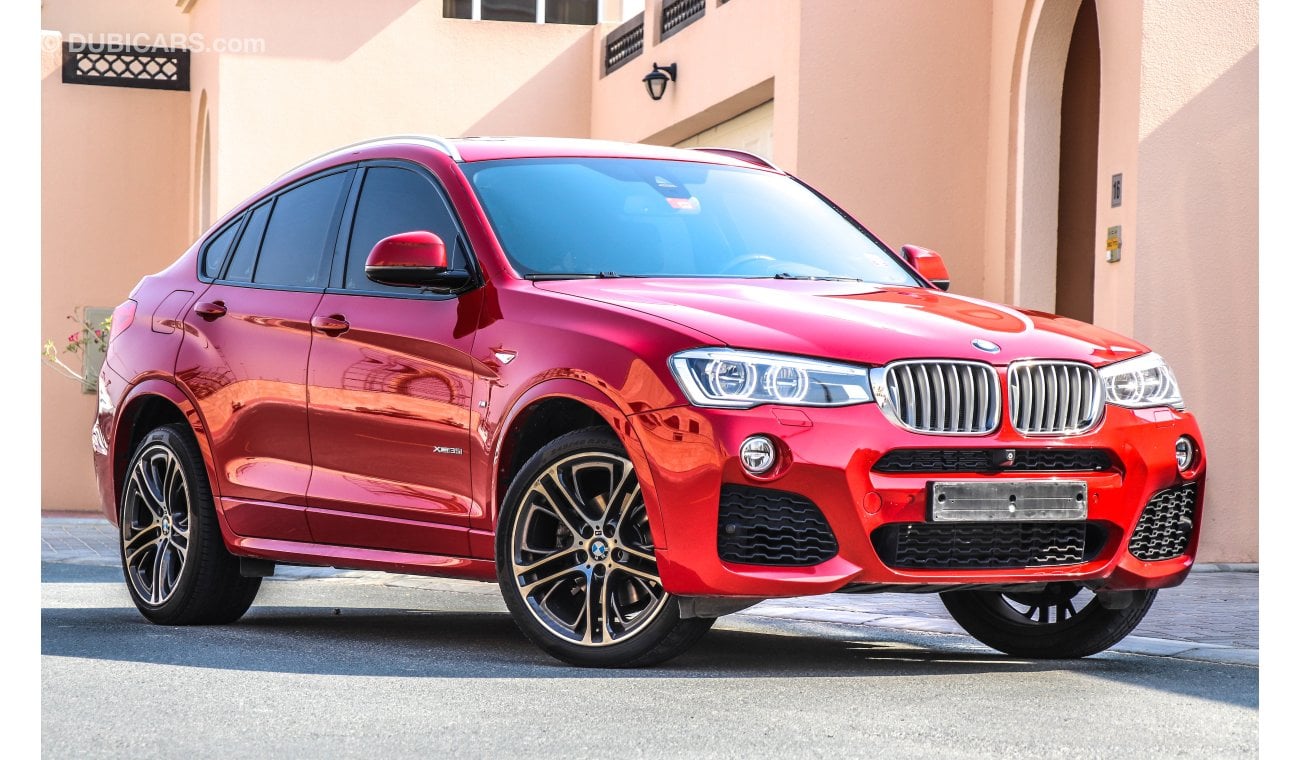 BMW X4 X-Drive 35i M-Sport GCC under Warranty with Zero downpayment.