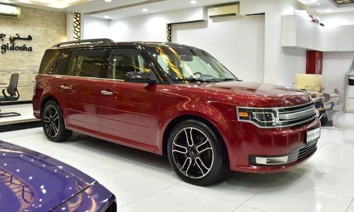فورد فليكس EXCELLENT DEAL for our Ford Flex Limited ( 2015 Model ) in Red Color GCC Specs