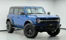 فورد برونكو Wildtrak 2.7L (5 Seater) 2024 Ford Bronco Wildtrak, 2029 Ford Warranty + Service Pack, Very Low Km,