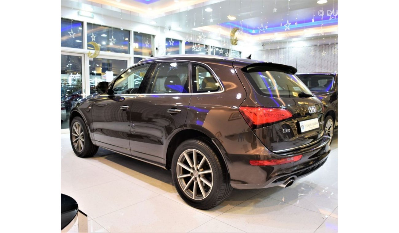 Audi Q5 ORIGINAL PAINT ( صبغ وكاله ) Audi Q5 QUATTRO S-Line 2016 Model!! in Brown Color! GCC Specs