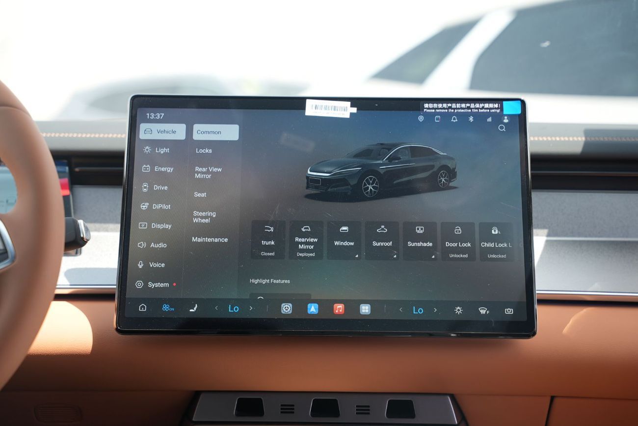 BYD HAN 2025 BYD Han L EV 701Km Honor Edition with LiDar Black in Tan 0Km