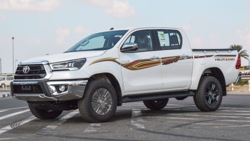 تويوتا هيلوكس TOYOTA HILUX 2.7L 4WD PETROL PICKUP 2024 | REAR CAMERA | ALLOY WHEELS | 8 INCH DISPLAY | DIFFERENTIA