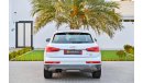 Audi Q3 | 1,645 P.M | 0% Downpayment | Perfect Condition | New Shape