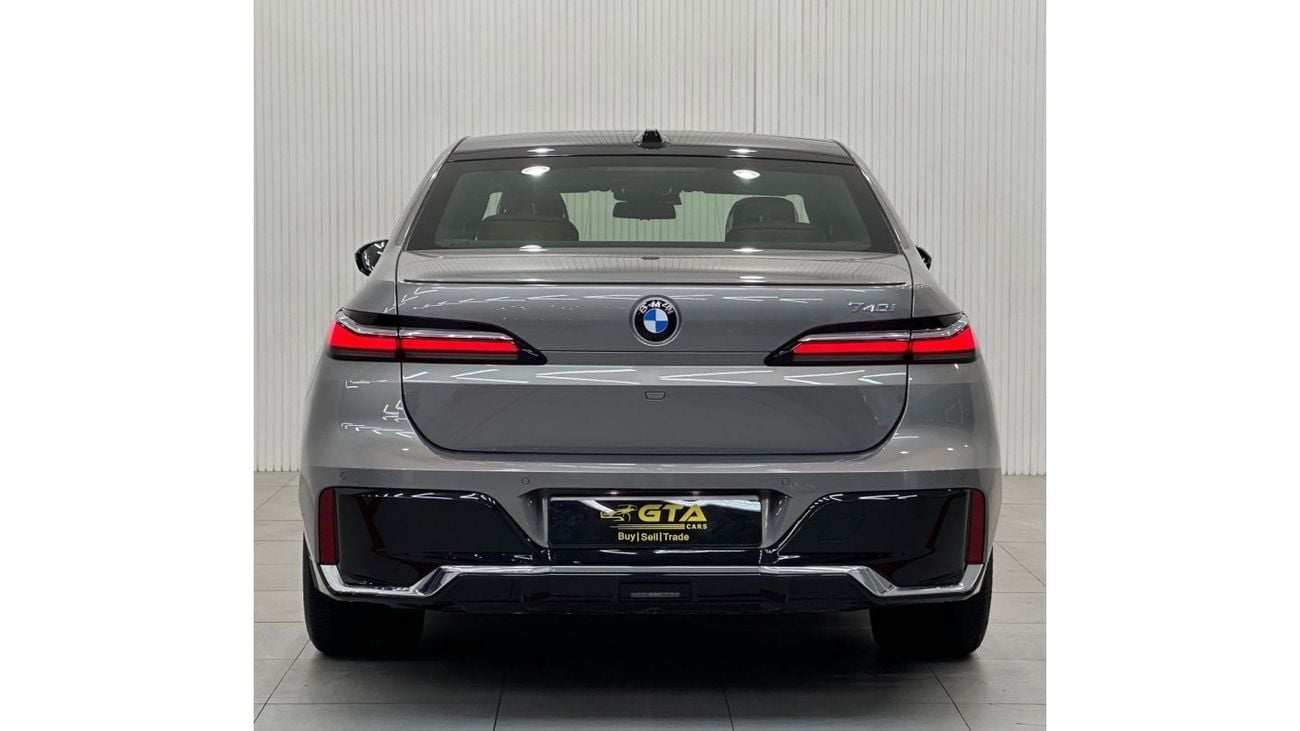 BMW 740Li 2023 BMW 740li M-Sport, Feb 2028 BMW Warranty + Service Pack, Full Options, Low Kms, GCC