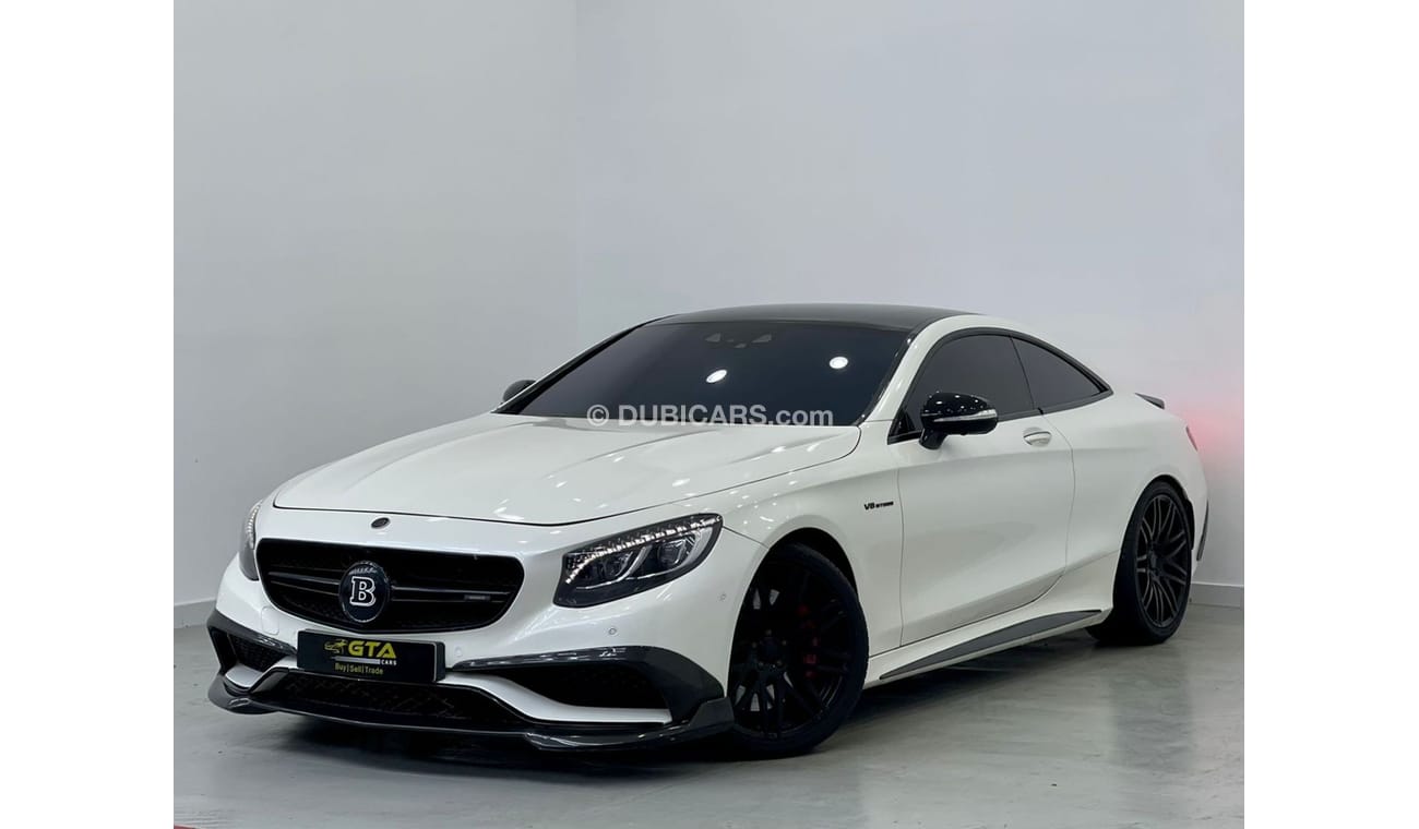 Mercedes-Benz S 63 AMG Coupe 2016 Mercedes-Benz S63 AMG Brabus Kit, Full Service History, Warranty German Specs