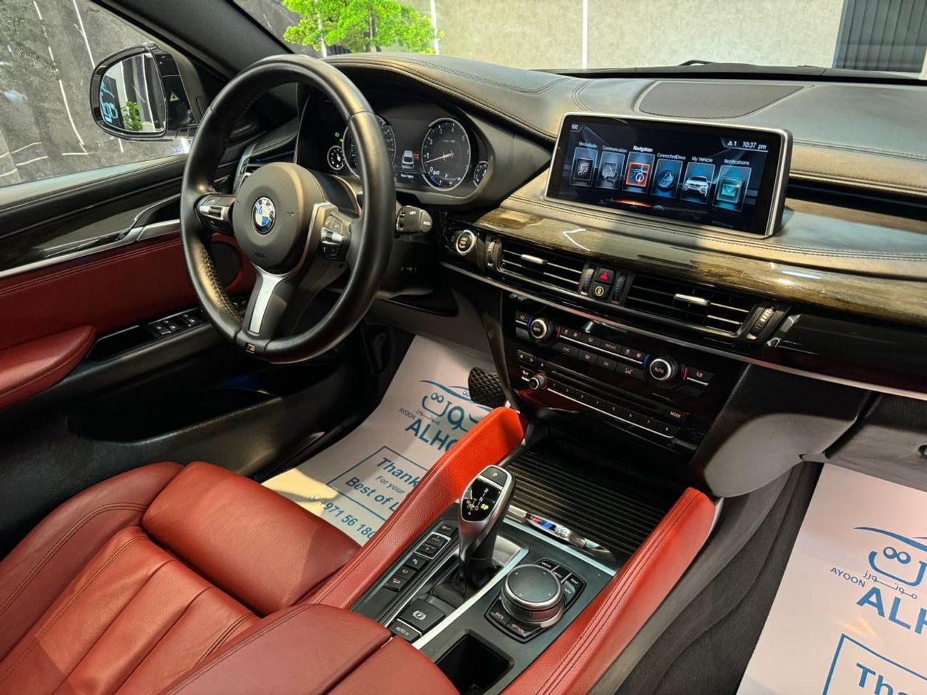 BMW X6 40i Luxury 3.0L LOVELY BMW X6 V6 || TOP RANGE || M_KIT || GCC || LIKE NEW || SCREENS II LOW MILEAGE