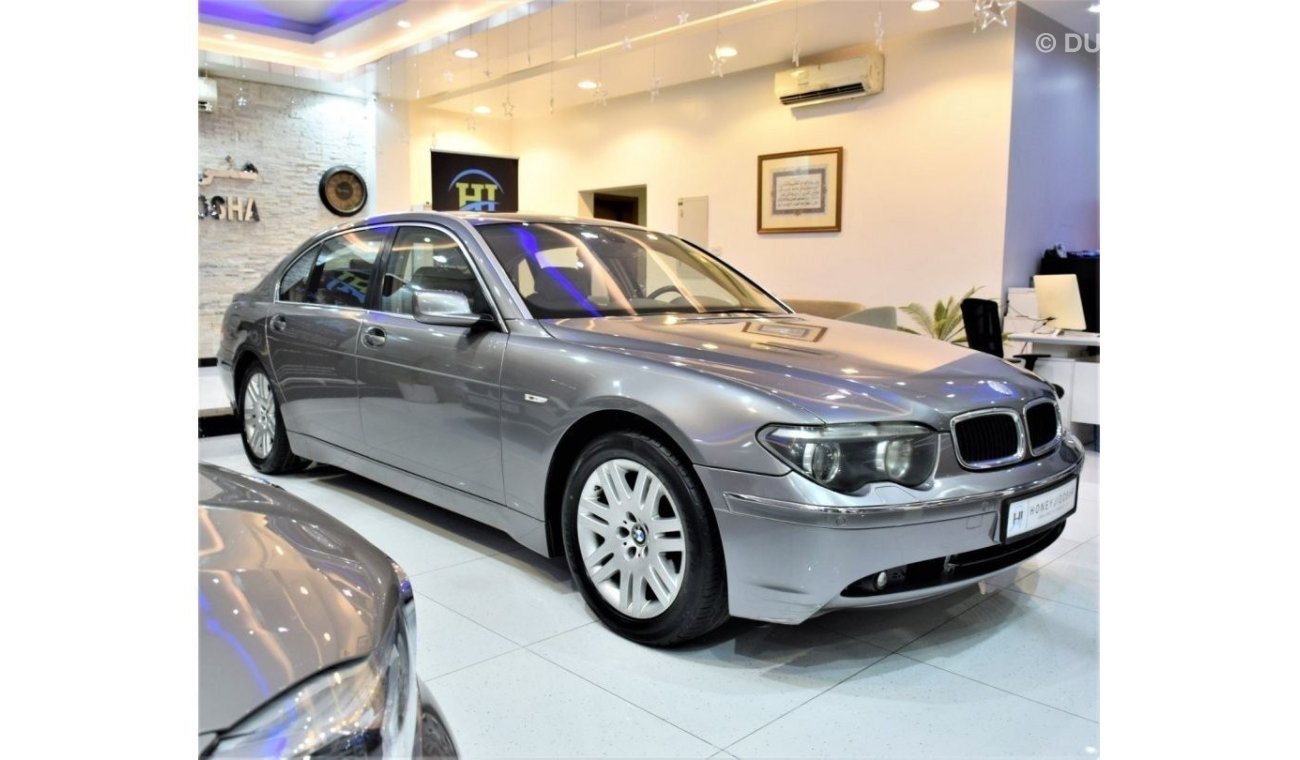 بي أم دبليو 735 VERY LOW MILEAGE! 61,000KM BMW 735Li 2003 Model!! in Grey Color! GCC Specs