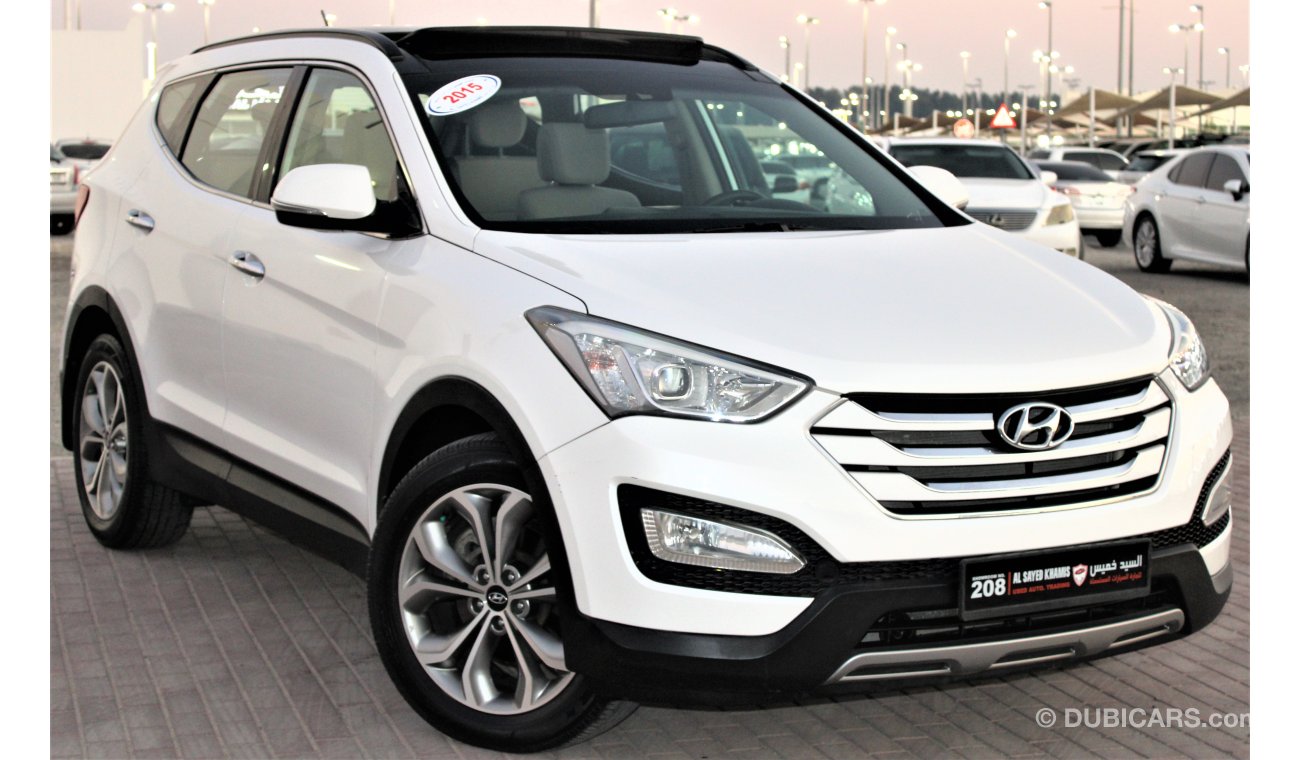 Hyundai Santa Fe Hyundai SantaFe GCC in excellent condition without accidents, full option  6 cylinder, very clean fr