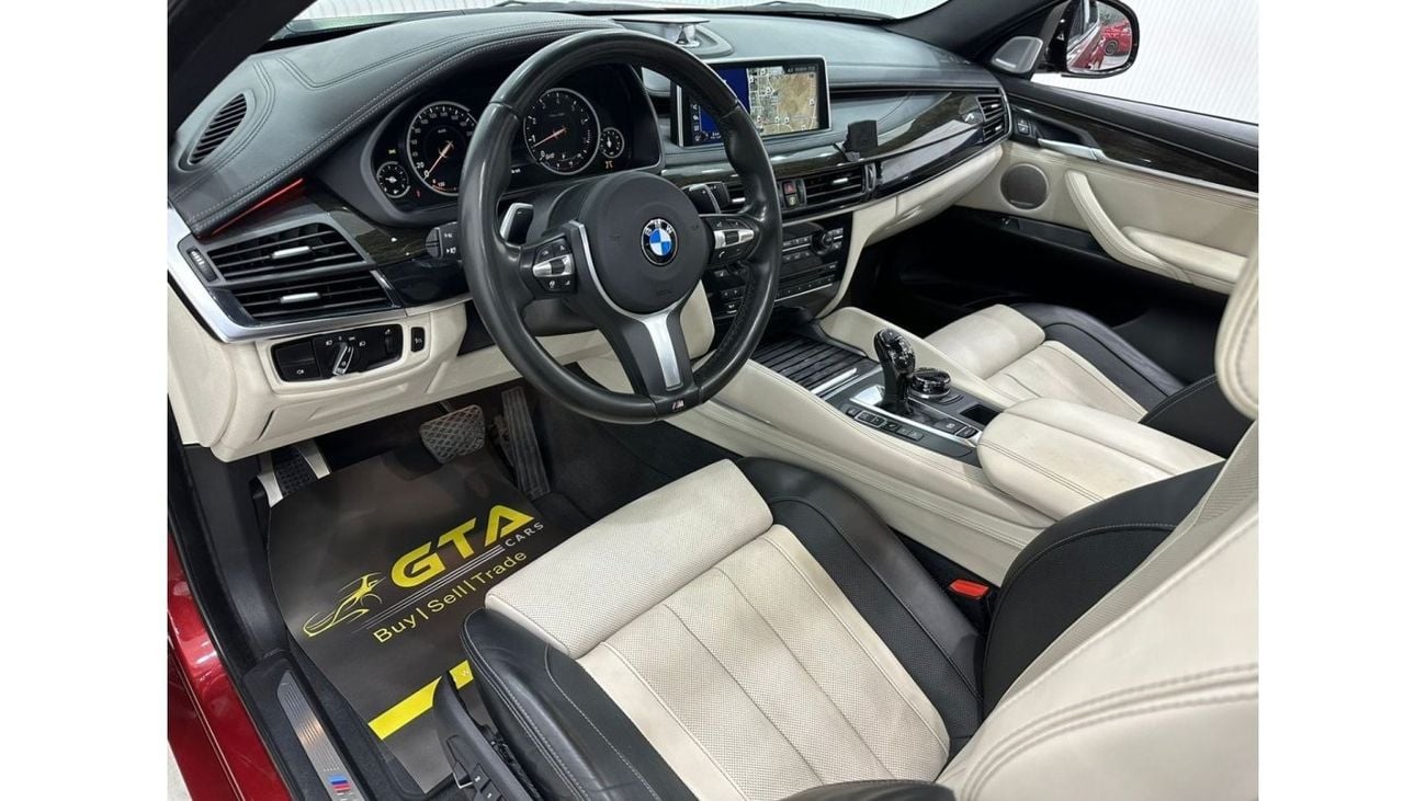 بي أم دبليو X6 50i M سبورت 2018 BMW X6 xDrive50i M-Sport, Warranty, Full BMW Service History, Fully Loaded, GCC