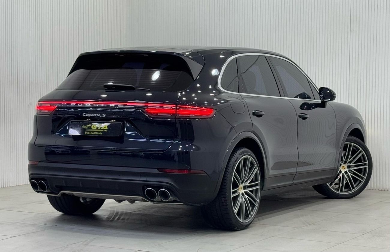 بورش كايان S 2.9L (435 HP) 2019 Porsche Cayenne S, One Year Warranty, Full Service History, GCC