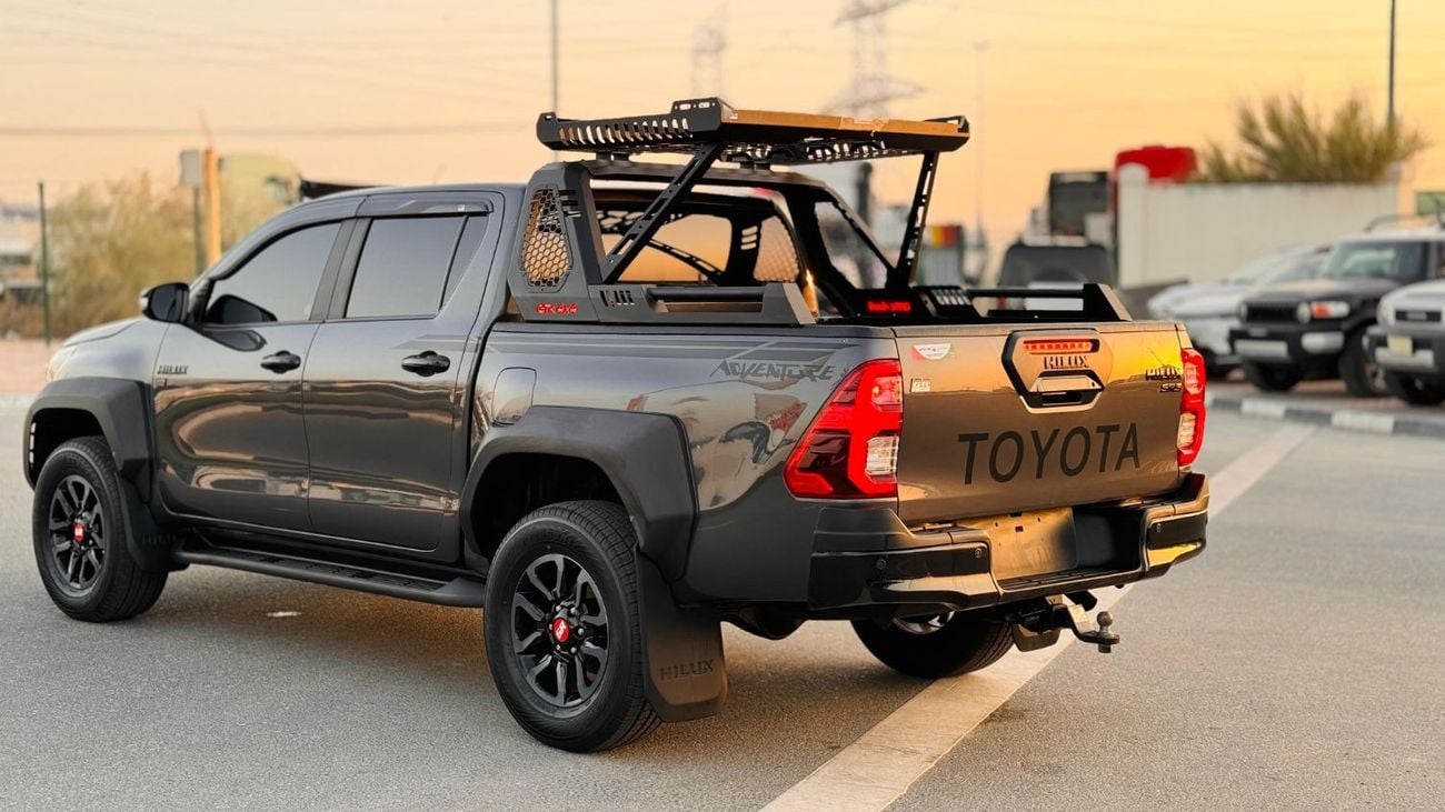 Toyota Hilux MODIFIED TO 2024 GR SPORT | LOADED SPORTS BAR WITH BASKET | AFTER MARKET SIDE FENDERS | 2018 | RHD |