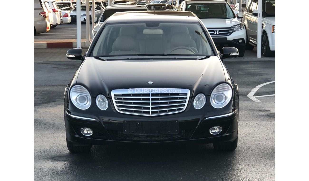 مرسيدس بنز E 350 موديل 2007 خليجي 6ابواب فل مواصفات كراسي جلد ومثبت سرعه وتحكم كهربي كامل ونظام صوت ممتاز وكاميرا خلف