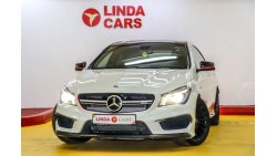 مرسيدس بنز CLA 45 AMG Mercedes-Benz CLA45 AMG 2015 GCC under Warranty with Zero Down-Payment.